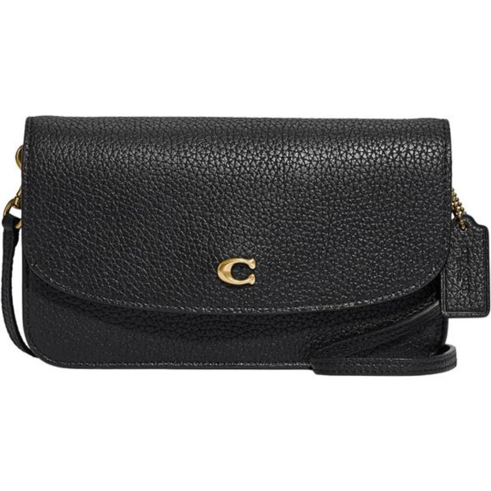 Coach Womens Polished Pebble Leather Hayden Crossbody